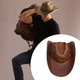 Maxbell Cowboy Hat Summer with Adjustable Chin Strap for Holiday Themed Party Street coffee