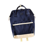 Maxbell Backpack for Women Men Trendy Travel Daypack for Hiking Backpacking Shopping Navy Blue