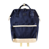 Maxbell Backpack for Women Men Trendy Travel Daypack for Hiking Backpacking Shopping Navy Blue