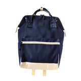 Maxbell Backpack for Women Men Trendy Travel Daypack for Hiking Backpacking Shopping Navy Blue