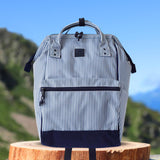 Maxbell Backpack for Women Men Trendy Travel Daypack for Hiking Backpacking Shopping Deep Stripes