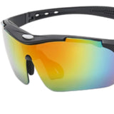 Maxbell Cycling Glasses Comfortable Eyewear Riding Glasses for Hiking Riding Outdoor Black