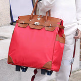 Maxbell Rolling Duffle Bag Large Capacity Suitcase for Beach Business Trip Traveling Red