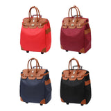 Maxbell Rolling Duffle Bag Large Capacity Suitcase for Beach Business Trip Traveling Red