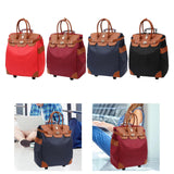 Maxbell Rolling Duffle Bag Large Capacity Suitcase for Beach Business Trip Traveling Red