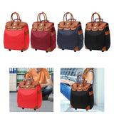 Maxbell Rolling Duffle Bag Large Capacity Suitcase for Beach Business Trip Traveling Red