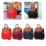 Maxbell Rolling Duffle Bag Large Capacity Suitcase for Beach Business Trip Traveling Red