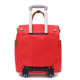 Maxbell Rolling Duffle Bag Large Capacity Suitcase for Beach Business Trip Traveling Red