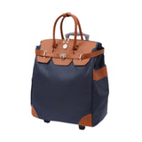 Maxbell Rolling Duffle Bag Large Capacity Suitcase for Beach Business Trip Traveling Dark Blue