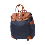 Maxbell Rolling Duffle Bag Large Capacity Suitcase for Beach Business Trip Traveling Dark Blue