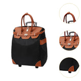 Maxbell Rolling Duffle Bag Large Capacity Suitcase for Beach Business Trip Traveling Black