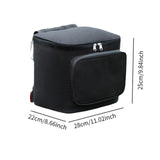 Maxbell Motor Hanging Storage Bag Motor Backrest Hanging Bag for Cycling Small Tools Black