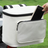 Maxbell Motor Hanging Storage Bag Motor Backrest Hanging Bag for Cycling Small Tools White