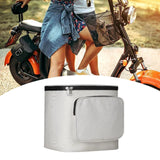 Maxbell Motor Hanging Storage Bag Motor Backrest Hanging Bag for Cycling Small Tools White