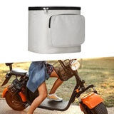 Maxbell Motor Hanging Storage Bag Motor Backrest Hanging Bag for Cycling Small Tools White