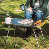 Maxbell Folding Table Tear Resistant Sturdy Stainless Steel for Outdoor Family Party