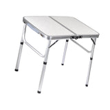 Maxbell Camp Table Beach Table Adjustable Height Picnic Table for Beach Hiking Patio 60cmx40cm