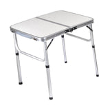 Maxbell Camp Table Beach Table Adjustable Height Picnic Table for Beach Hiking Patio 60cmx40cm
