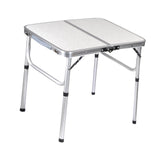 Maxbell Camp Table Beach Table Adjustable Height Picnic Table for Beach Hiking Patio 60cmx40cm