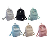 Maxbell School Backpack School Bag Casual Zipper Travel Bag for Travel Camping Party Light Gray