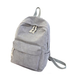 Maxbell School Backpack School Bag Casual Zipper Travel Bag for Travel Camping Party Light Gray