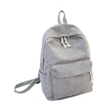 Maxbell School Backpack School Bag Casual Zipper Travel Bag for Travel Camping Party Light Gray