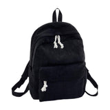 Maxbell School Backpack School Bag Casual Zipper Travel Bag for Travel Camping Party Black