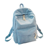 Maxbell School Backpack School Bag Casual Zipper Travel Bag for Travel Camping Party Light Blue