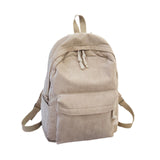 Maxbell School Backpack School Bag Casual Zipper Travel Bag for Travel Camping Party Light Brown