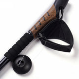 Maxbell 2Pcs Mountain Trekking Poles Telescopic Stick for Backpackers Hikers Walking Black