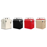 Maxbell Ice Chest Cooler Portable Vintage Design Insulated Box for Camping Bbqs Boat white