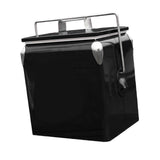 Maxbell Ice Chest Cooler Portable Vintage Design Insulated Box for Camping Bbqs Boat black