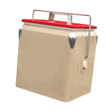 Maxbell Ice Chest Cooler Portable Vintage Design Insulated Box for Camping Bbqs Boat champagne