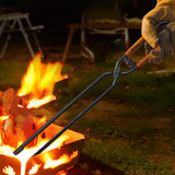 Maxbell Campfire Tongs 55cm Fire Pits Tools Firewood Tongs for Camping Cooking Grill