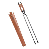 Maxbell Campfire Tongs 55cm Fire Pits Tools Firewood Tongs for Camping Cooking Grill