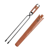 Maxbell Campfire Tongs 55cm Fire Pits Tools Firewood Tongs for Camping Cooking Grill