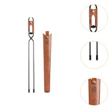 Maxbell Campfire Tongs 55cm Fire Pits Tools Firewood Tongs for Camping Cooking Grill