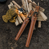 Maxbell Campfire Tongs 55cm Fire Pits Tools Firewood Tongs for Camping Cooking Grill