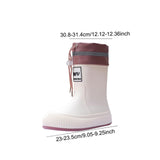 Maxbell Rain Boots Multipurpose Compact Anti-slip Footwear for Garden Camping Adults Elastic Strap