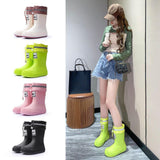 Maxbell Rain Boots Multipurpose Compact Anti-slip Footwear for Garden Camping Adults Elastic Strap