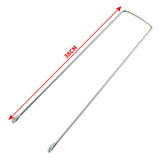 Maxbell Bike Front Basket Fixed Holder Sturdy Metal for Biking Cycling Road Bicycles 38 cm