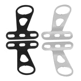 Maxbell 2Pcs Bike Front Basket Fixed Holder Sturdy for Biking Outdoor Electric Bikes Black