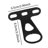 Maxbell 2Pcs Bike Front Basket Fixed Holder Sturdy for Biking Outdoor Electric Bikes Black