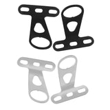 Maxbell 2Pcs Bike Front Basket Fixed Holder Sturdy for Biking Outdoor Electric Bikes Black