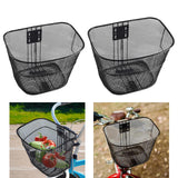 Maxbell Bicycle Basket Portable Front Handlebar Basket for Commuting Hiking Shopping 34x26x25 cm