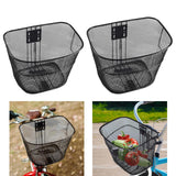 Maxbell Bicycle Basket Portable Front Handlebar Basket for Commuting Hiking Shopping 34x26x25 cm
