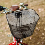 Maxbell Bicycle Basket Portable Front Handlebar Basket for Commuting Hiking Shopping 34x26x25 cm