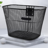 Maxbell Bicycle Basket Portable Front Handlebar Basket for Commuting Hiking Shopping 34x26x25 cm