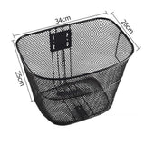 Maxbell Bicycle Basket Portable Front Handlebar Basket for Commuting Hiking Shopping 34x26x25 cm