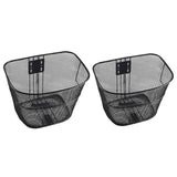 Maxbell Bicycle Basket Portable Front Handlebar Basket for Commuting Hiking Shopping 34x26x25 cm